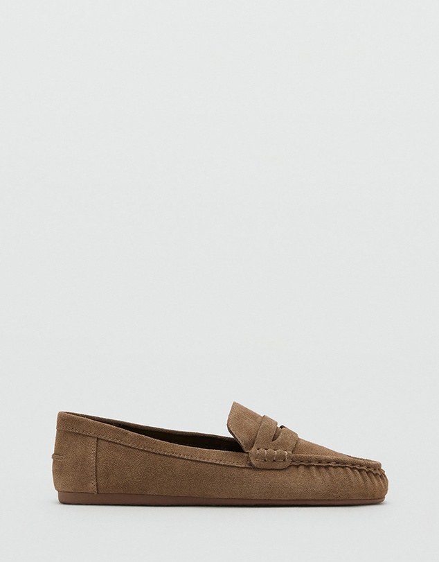 M.N.G - Suede Penny Loafers