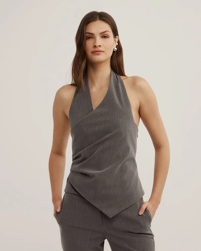 Witchery - Pinstripe Halter Top