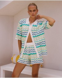 Seven Wonders - Andrea Knit Top