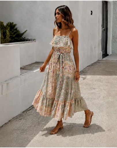 Esther & Co - Desiree Dress - Secret Garden