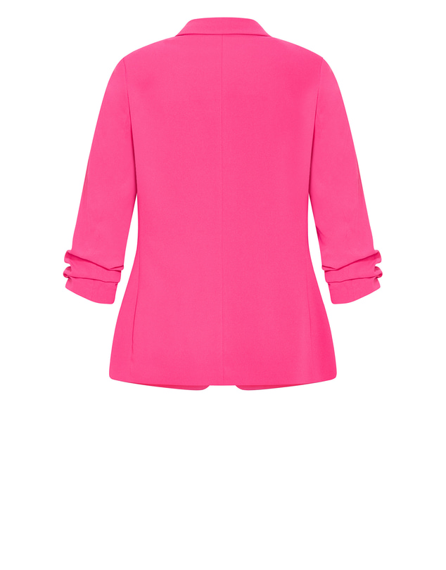 City Chic - Plus size Abbie Blazer - fuchsia