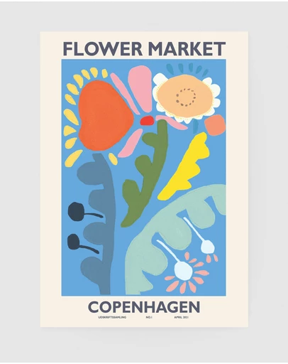 Inka Arthouse - Copenhagen Flower Art Print