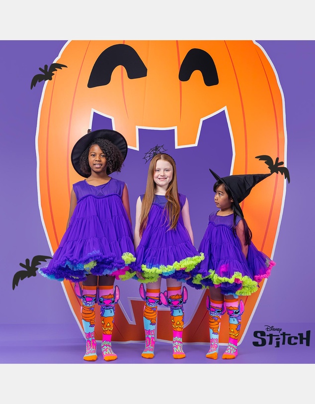 MADMIA - Stitch Neon Halloween Socks - Kids