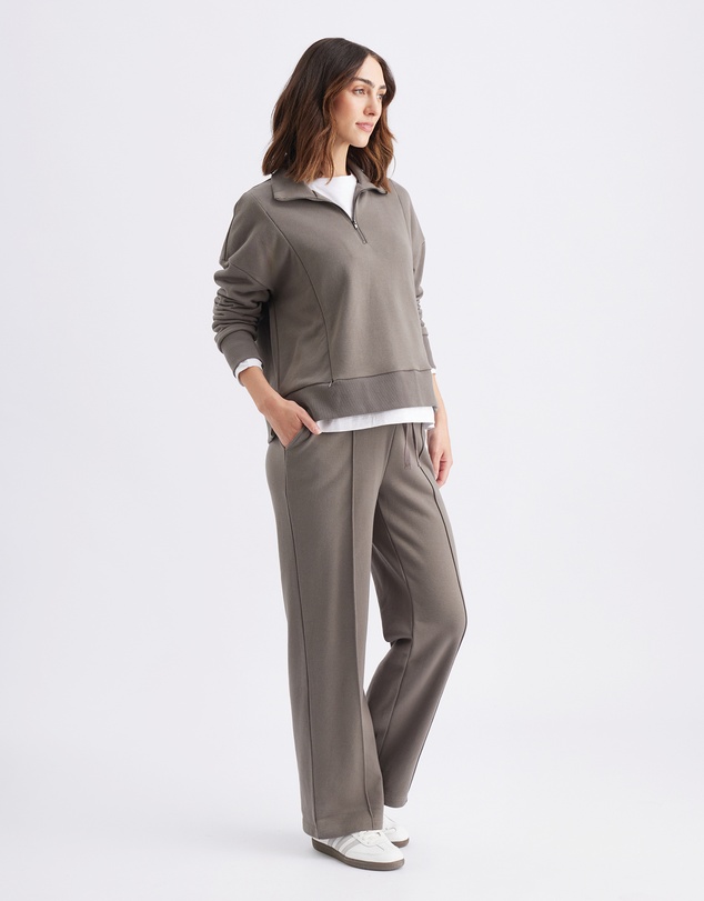 Ripe Maternity - Terry Wide Leg Jogger