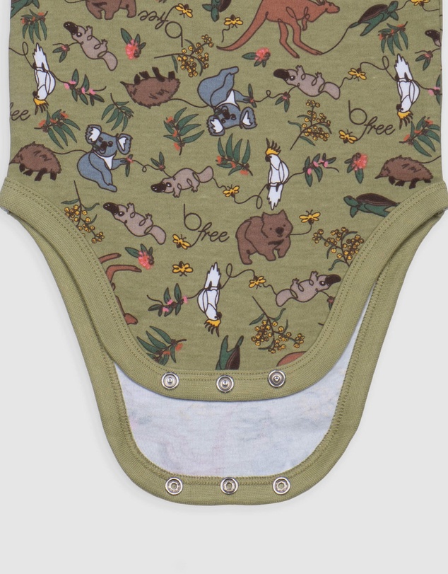 B Free Intimate Apparel - 100% Organic Cotton Short Sleeve Baby Bodysuit - Baby & Toddler