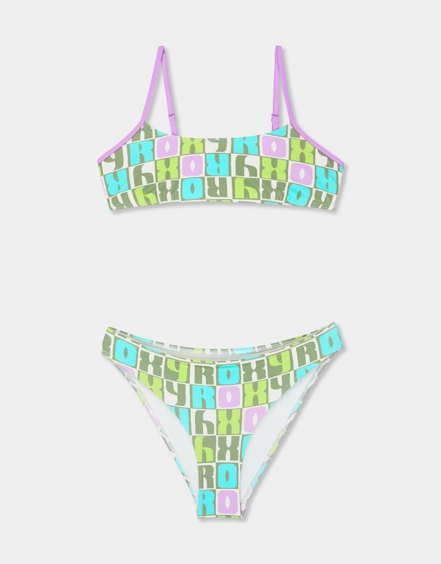 Roxy - Girls 4 to 16 Letter Up Bralette Set Two Piece
