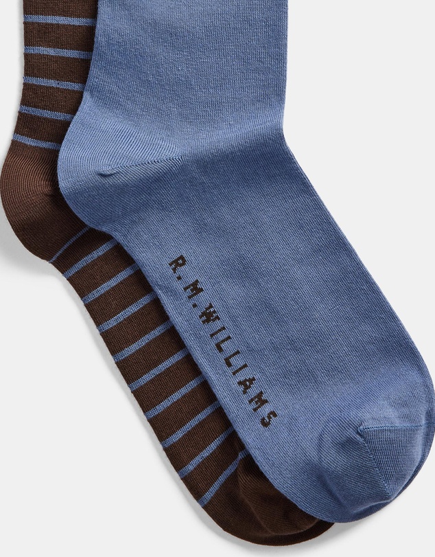 R.M.Williams - 2-Pack Nelson Stripe Socks