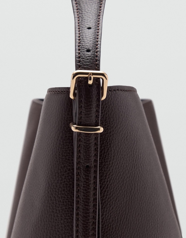 M.N.G - Large Bucket Bag with Buckle
