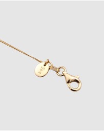Elli Jewelry - Necklace Y with Pearls Cultured Freshwater Pearls 925 Sterling Silver Gold-plated