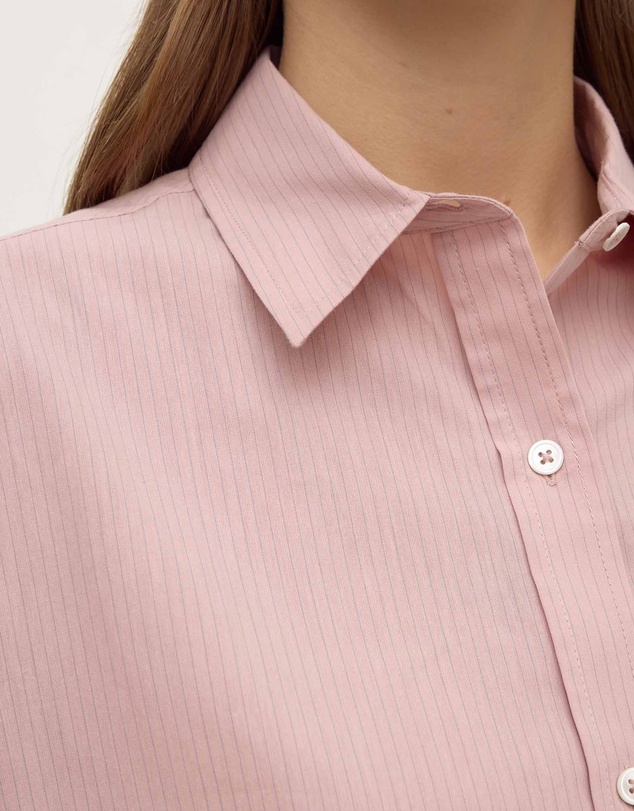 Revibe - Repaired Assembly Label Cotton Womens Shirts L/S