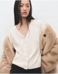 M.N.G - V-Neck Knitted Cardigan