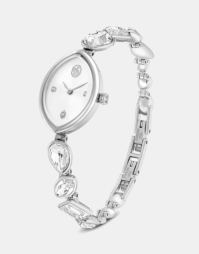 Swarovski - Gema Watch, Crystal Bracelet, Silver Tone, Stainless Steel