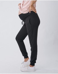 Angel Maternity - Ultimate Comfort Maternity Sweat Pants in Black