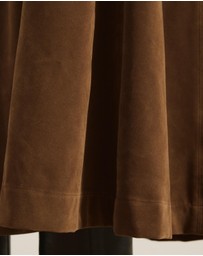 Atmos&Here - Frances Suede Flare Midi Skirt