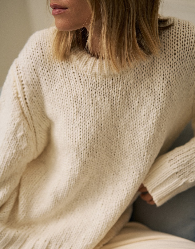 Ceres Life - Sage Chunky Knit Crew