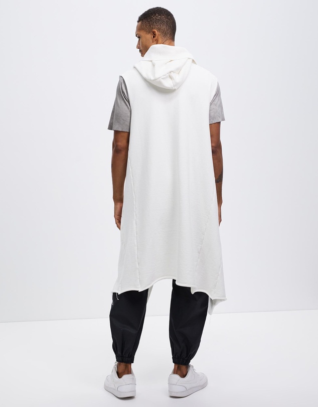 Surrounded By Ghosts - The Mercury French Terry Hooded Sleeveless Cardigan