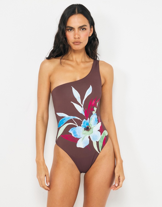 AERE - Uluwatu One Shoulder Swimsuit