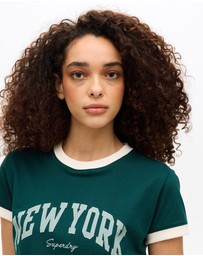 Superdry - Athletic Essentials Ringer Slim Fit Tee