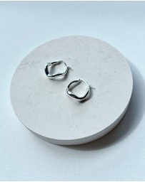 SAINT VALENTINE - Wabi Sabi Hoops - Silver
