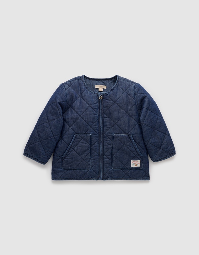 Purebaby - Quilted Padded Jacket -Kids-Babies