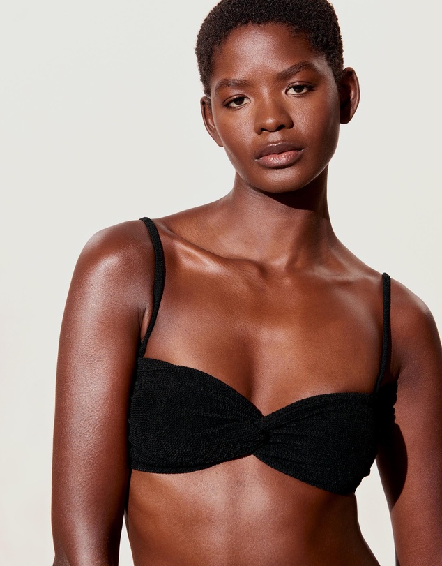 & Other Stories - Textured Bandeau Bikini Top