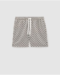Politix - Paisley Elasticated Shorts
