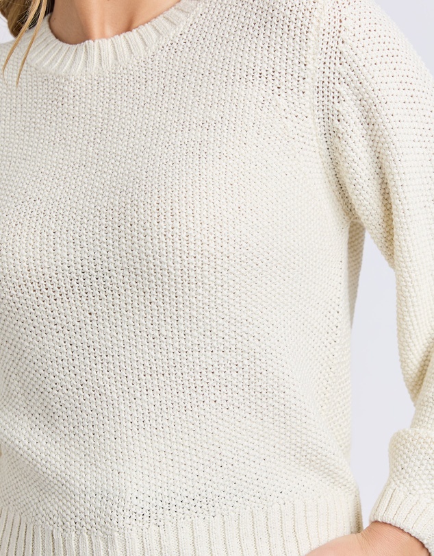 Foxwood - Blair Long Sleeve Knit Vintage White