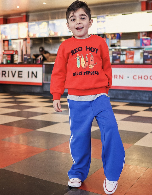 Rock Your Kid - Billy Sweater in Fiery Red