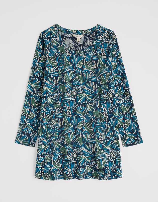 Seasalt - Seasalt Cornwall Blue L/S Screenprint Tunic