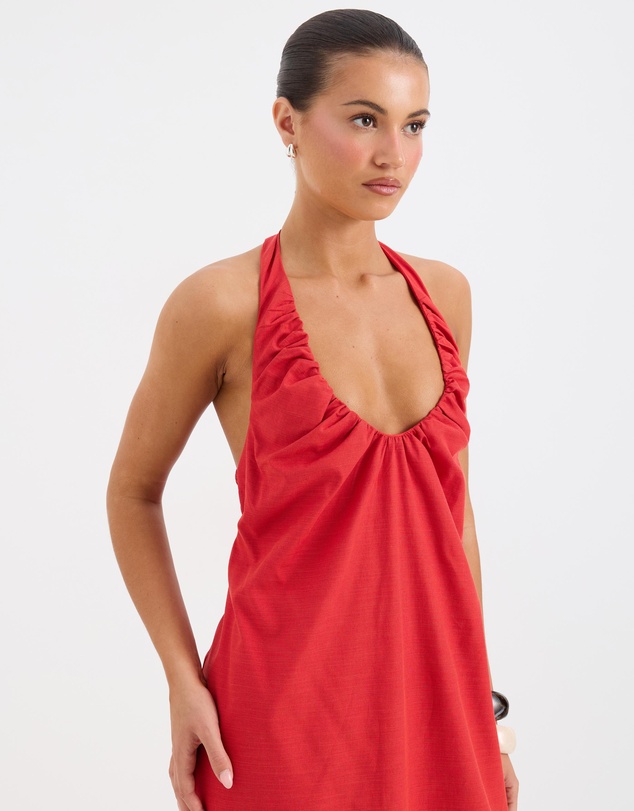 Calli - Halle Halter Maxi Dress