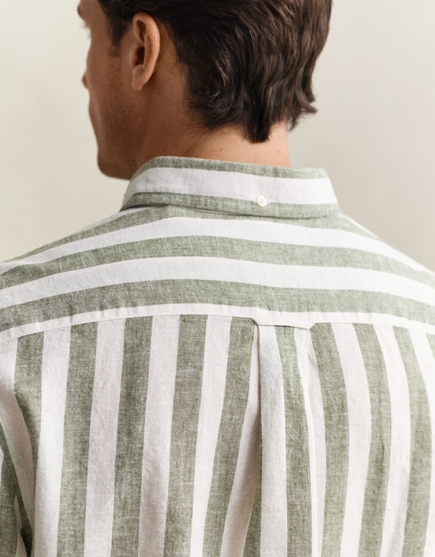 Gant - Cotton Linen Stripe Shirt