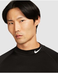 Nike - Pro Nike Dri-FIT Fitness Mock-Neck LS Top