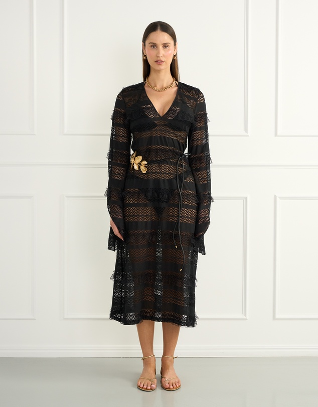 Heaven Australia - Black Isabella Maxi Dress