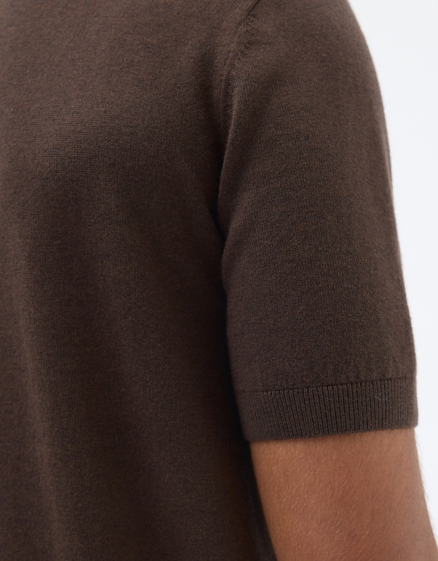 AERE - Cotton Cashmere Blend Relaxed Polo