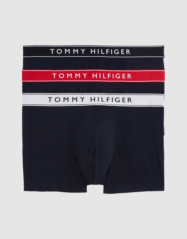Tommy Hilfiger - 3-Pack Everyday Essentials Waistband Trunks