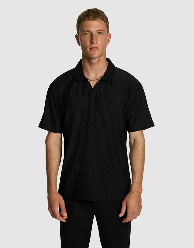 yd. - Diego Textured Polo Shirt