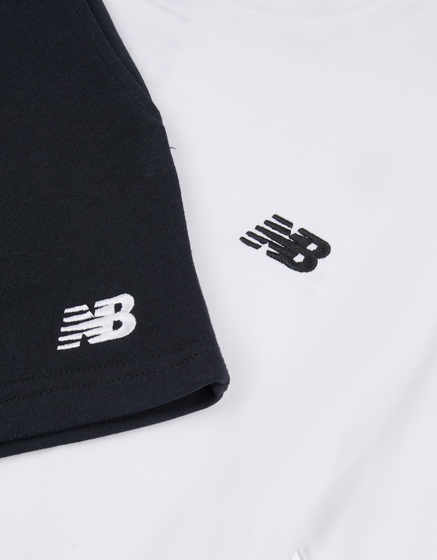 New Balance - French Terry Small Logo Tee & Short Set