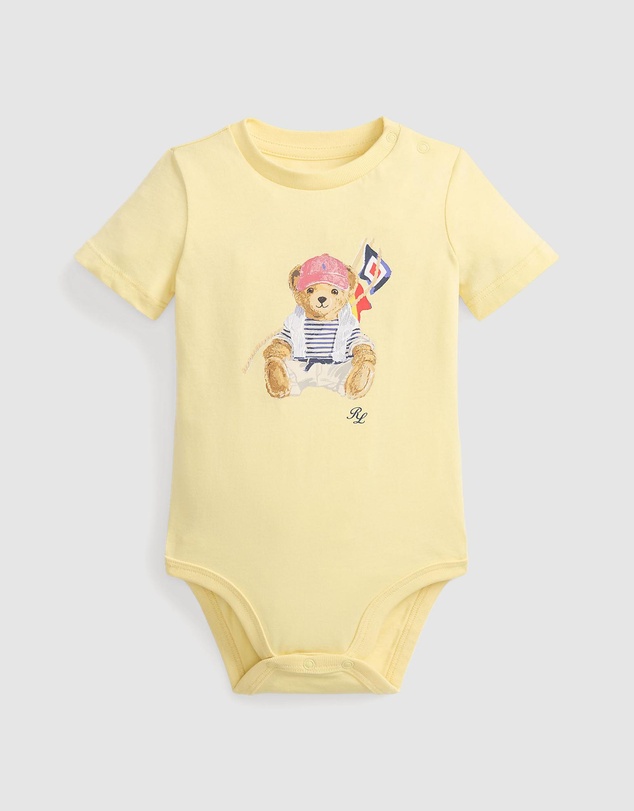 Polo Ralph Lauren - Polo Bear Cotton Jersey Bodysuit - Kids