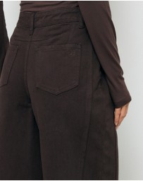 AERE - Mid Rise Straight Leg Jeans
