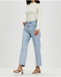 White By FTL - Pansy Rib Top