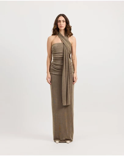 TOJHA - IESHA DRESS - MOSS