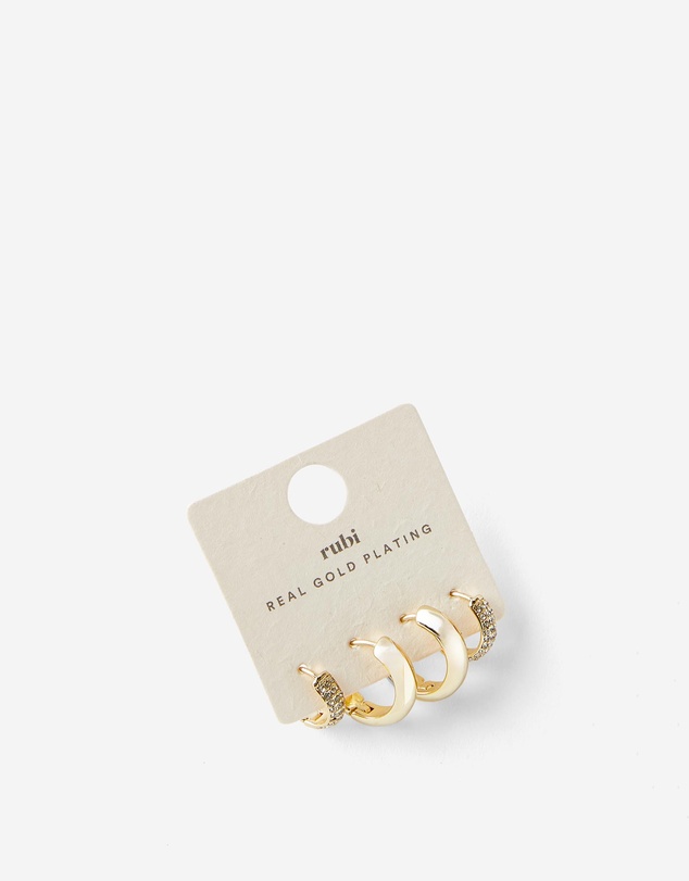 Rubi - 2Pk Mid Earring