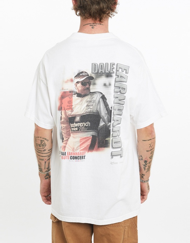 Vintage by The Real Deal - Pre Loved - Vintage Dale Earnhardt Tribute Concert Racing Tee