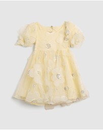 Bardot Junior - Jamie Flower Heart Mini Dress - Kids-Teens