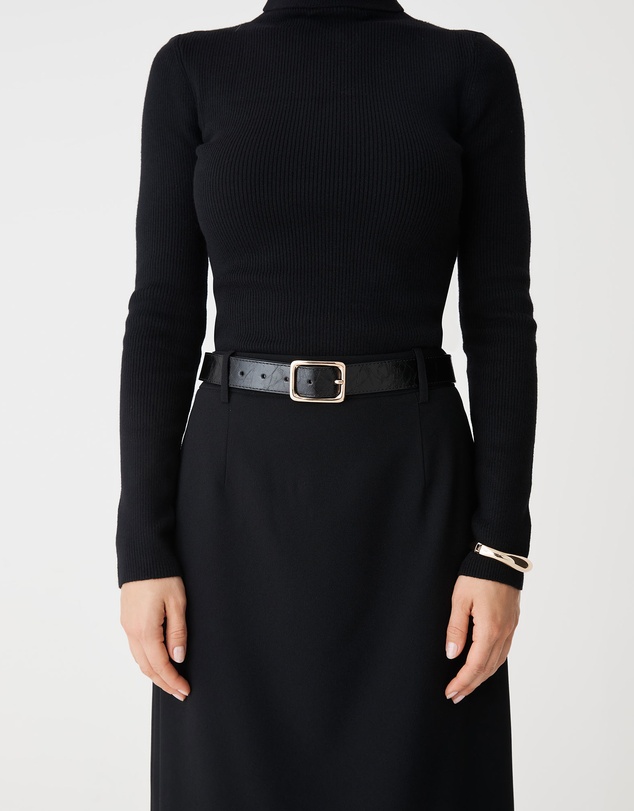 Forcast - Seville Square Buckle Belt