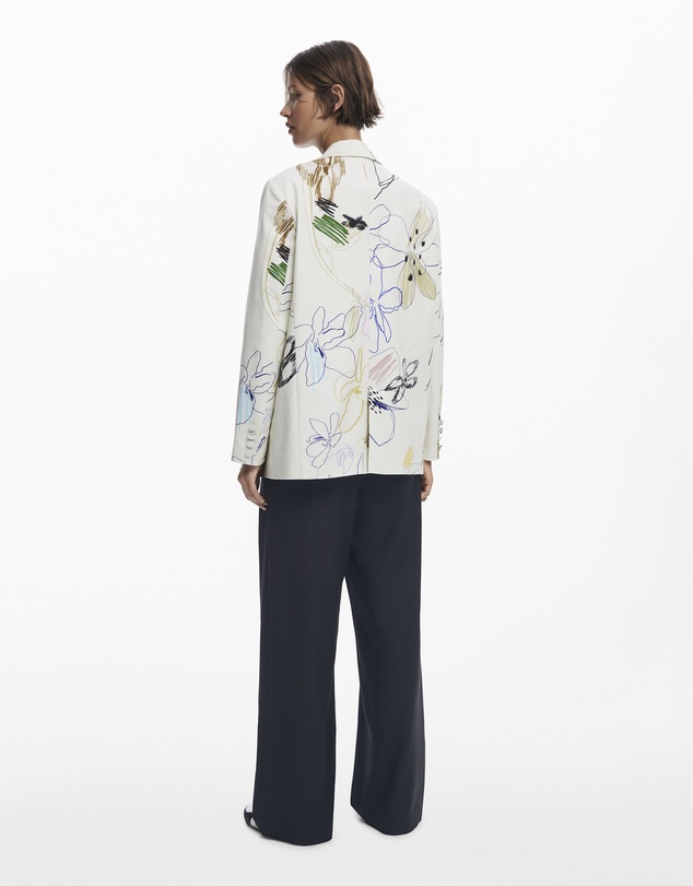Desigual - Blazer with strokes