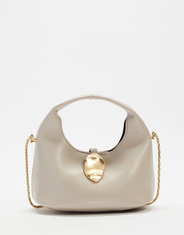 Calvin Klein - Stone Lock Slouchy Crossbody Bag