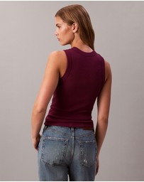 Calvin Klein Jeans - Monologo Rib Tank Top