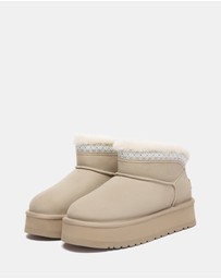 EVERAU - Australian Shepherd Ugg Liora Cow Suede Upper UGG Boots