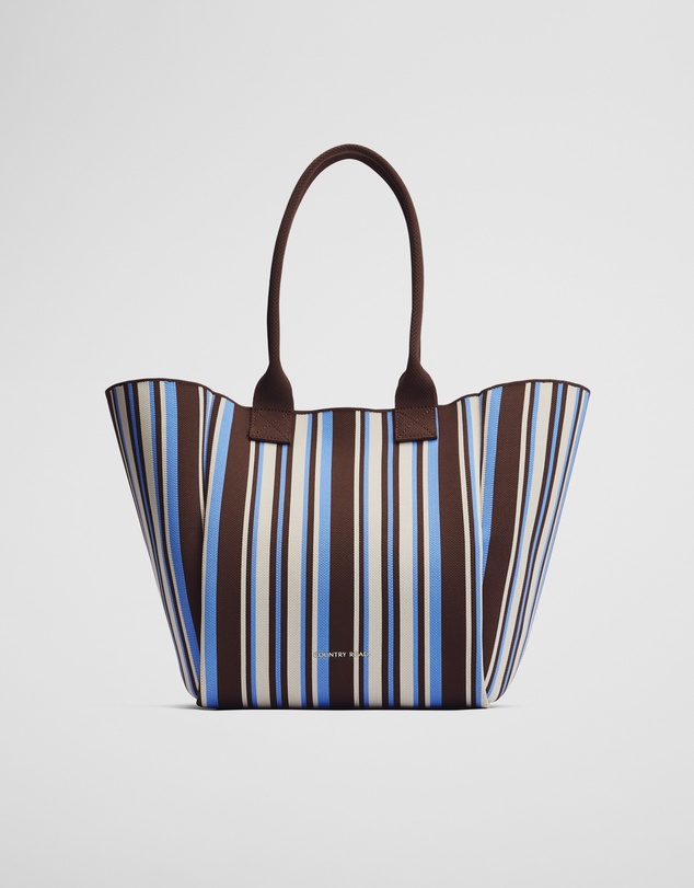 Country Road - Stripe Knit Shopper